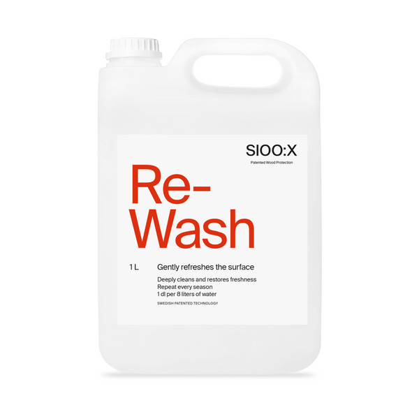 SiOO:X Re-Wash